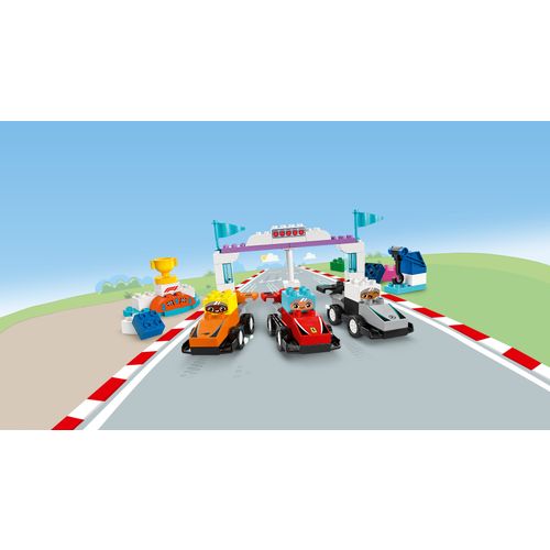 LEGO® DUPLO® 10445 Trkaći automobili i vozači timova za F1® slika 11