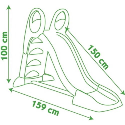 SMOBY tobogan KS narančasto - zeleni, 159x69x100 cm 310262 310262 slika 4