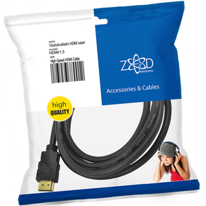 ZED electronic HDMI kabel, 1.5 met, ver. 1.4 - HDMI/1,5