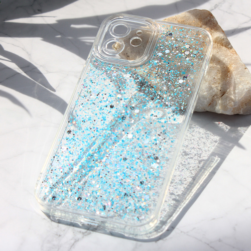 Maska Glitter za iPhone 12 6.1 plava slika 1