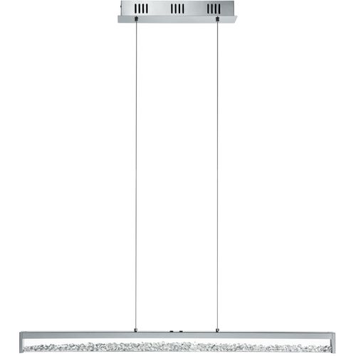 Eglo Cardito 1 visilica/1, led, 1x32w, dužina 1000, alu/krom, bijela prozirna  slika 1