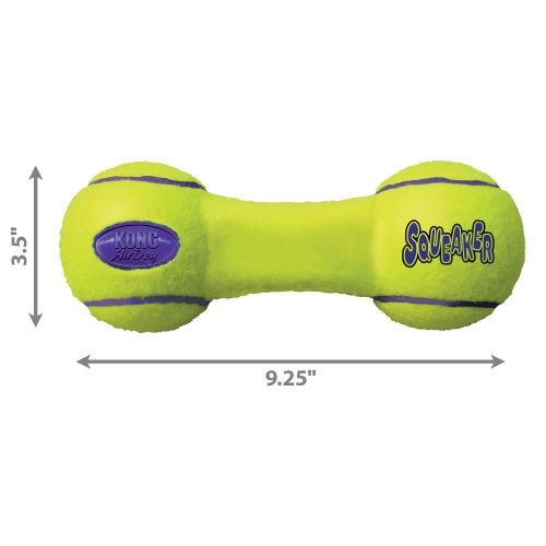 KONG Igračka za psa, AirDog Squeaker Dumbbell Large, zvučna 8,89x23,50x8,89cm slika 4