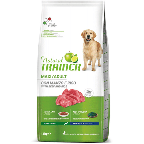 Trainer Natural Dog Maxi Adult Govedina i Pirinač 3 kg slika 1