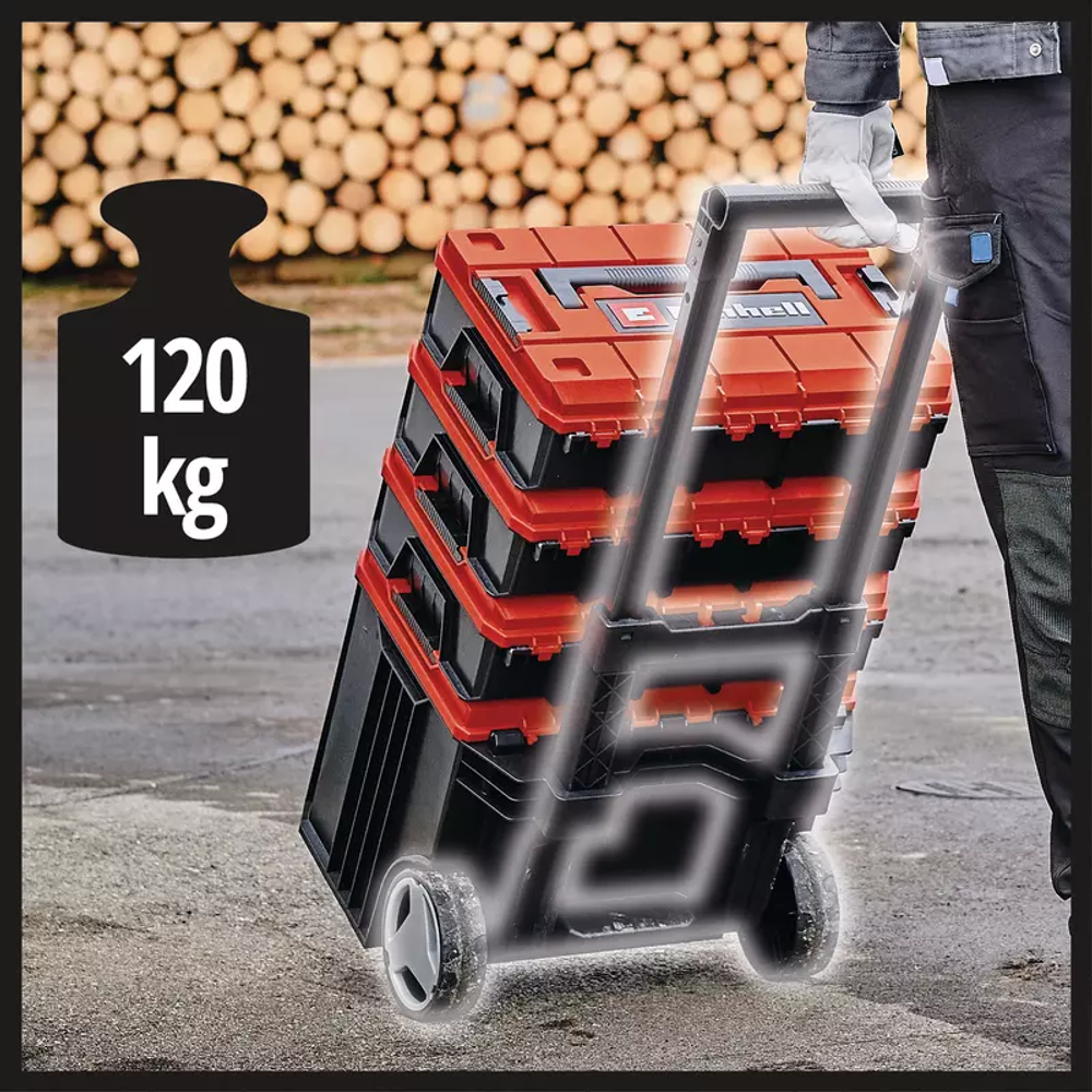 Einhell Kovčeg za PXC alate s točkićima, E-Case TOWER slika 4