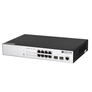 BDCOM S2510-C ,switch 8 x Gigabit RJ45, 2 x Gigabit SFP, L3-lite