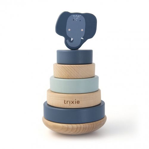 Trixie Drvena igračka - Prstenovi za slaganje, Slon slika 1