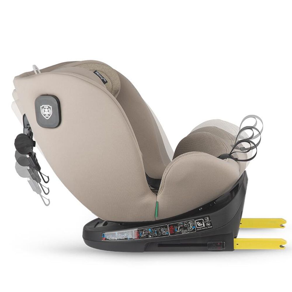 Coccolle® Autosjedalica Nova iSize 360° 40-150cm Isofix, Sand Beige slika 16