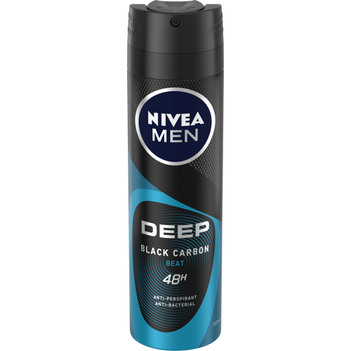 NIVEA MEN Deep Beat dezodorans u spreju, 150ml slika 2