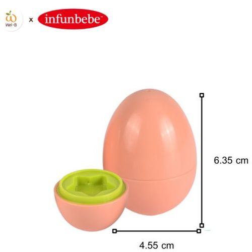 Infunbebe Igračka Za Bebe 6 Shape Sorter Eggs slika 4