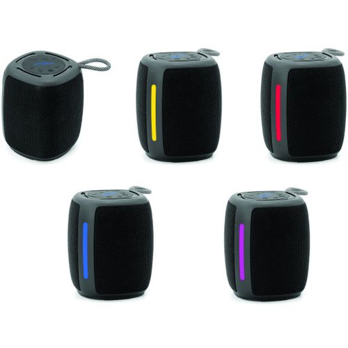 SPK-BT-LED-03-BK Gembird Portable RGB LED Bluetooth speaker 5W, BT, FM, TF, USB, Handsfree, black slika 4