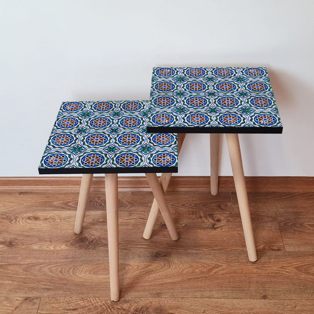 Nesting stolovi 2Shp50 - (2 komada) - boje: višebojno slika 1
