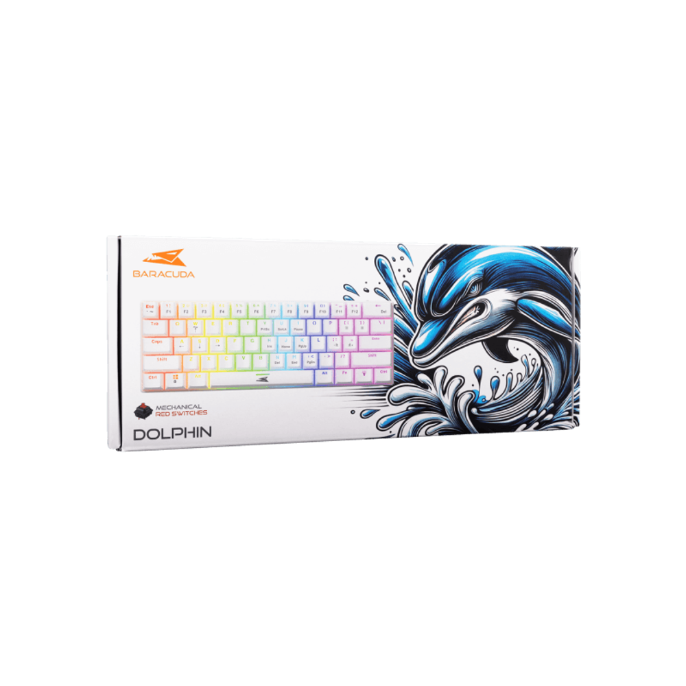 Baracuda Mehanička tastatura BGK-03211 DOLPHIN  / US, crveni prekidači slika 3