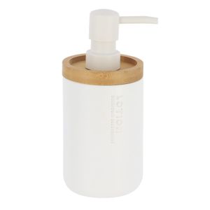 Tendance dozator za sapun verona 280 ml poliresin/bambus, bijeli