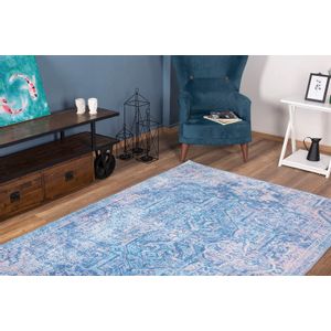 Blues Chenille - Blue AL 270  Multicolor Carpet (230 x 330)