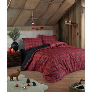 Iskoç - Red Red Double Duvet Cover Set