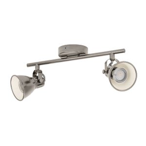 Eglo Seras reflektor/2, led, gu10, 2x3,3w, 2x240lm, nikl/antik 