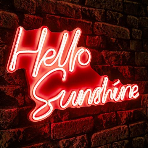 Wallity Zidna LED dekoracija, Hello Sunshine - Red slika 2