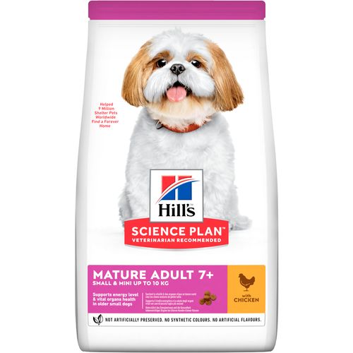 Hill's™ Science Plan Pas Mature Adult 7+ Small&Mini s Piletinom, 3 kg slika 1