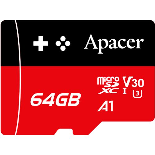 APACER Memorijska kartica UHS-I MicroSDXC 64GB V30 AP64GMCSX10U7-RAGC slika 1