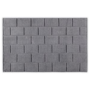 Sivi Kupatilski Peškir Tile - Grey Grey Bathmat