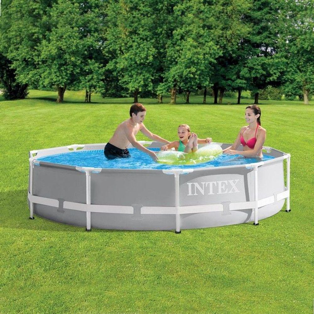 Intex bazen sa metalnom konstrukcijom Prism Premium 305 x 76 cm 26702NP sa pumpom slika 3