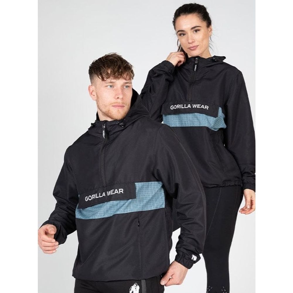 Gorilla Wear BOLTON Windbreaker Šuškavac, Crni slika 1