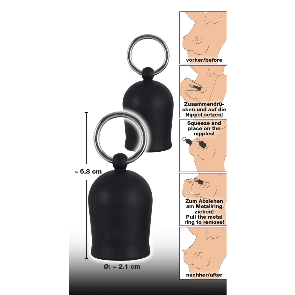 Black Velvets sisaljke za bradavice slika 4