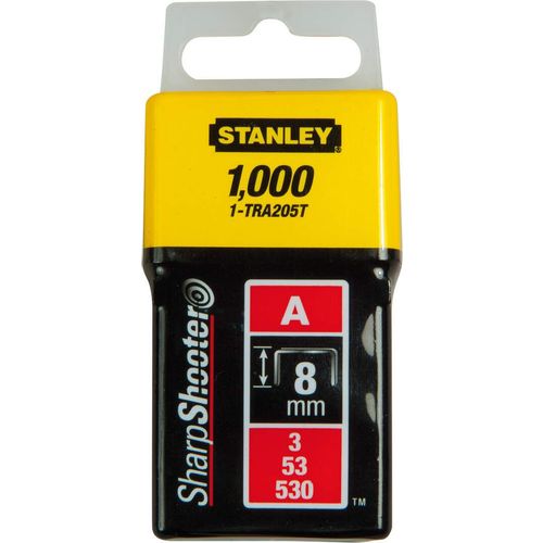 Stanley Klamerice Tip A (53) /1000kom - 8mm 1-TRA205T slika 2