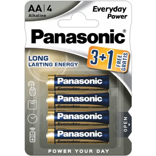 Panasonic baterije LR6EPS/4BP-AA Alkaline Every 4 komada slika 1