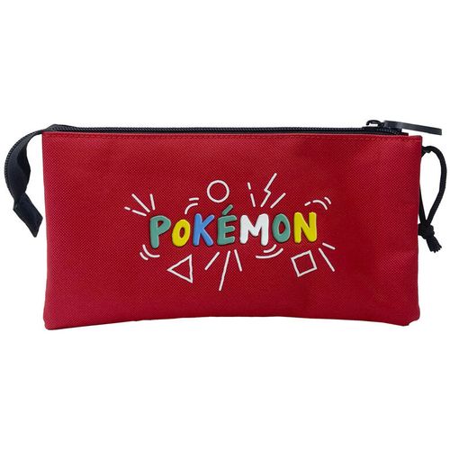 Pokemon Pikachu triple pencil case slika 2