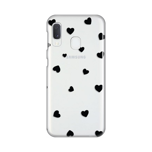 Torbica Silikonska Print Skin za Samsung A202F Galaxy A20e Hearts slika 1