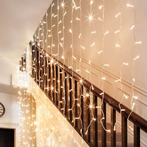 Home deco 300 LED zavjesa/ toplo bijele slika 2