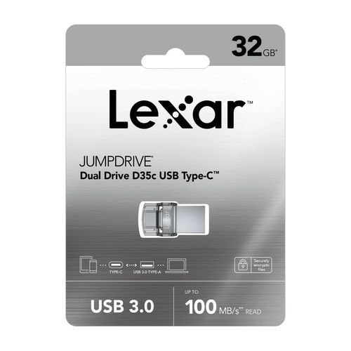 Lexar JumpDrive D35c 32GB OTG Dual Type-C and Type-A USB 3.0 flash drive, slika 7