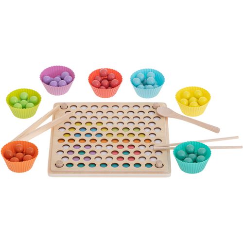Montessori edukativna mozaik igra s perlama 77 kom. slika 5