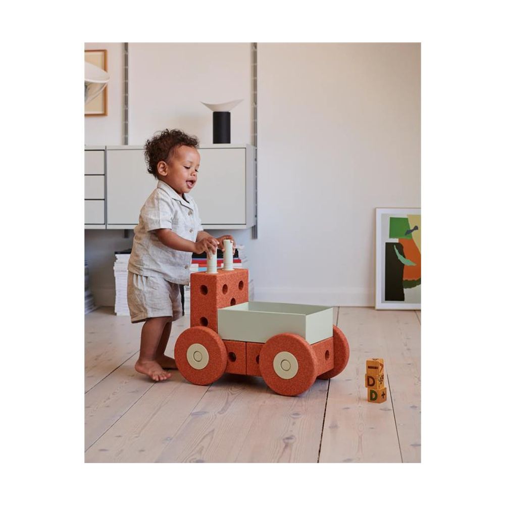 MODU Set za igru Baby Walker 3u1 Burnt Orange / Dusty Green slika 2