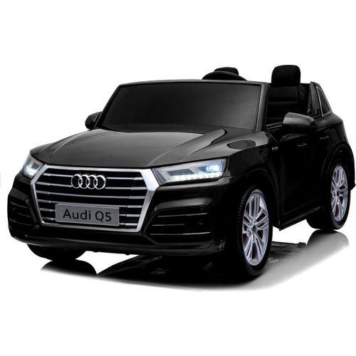 Licencirani Audi Q5 dvosjed crni lakirani - auto na akumulator slika 2