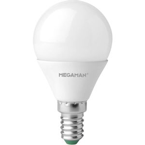 Megaman MM21088 LED Energetska učinkovitost 2021 F (A - G) E14 oblik kapi 5.5 W = 40 W neutralna bijela (Ø x D) 45 mm x 84 mm  1 St.