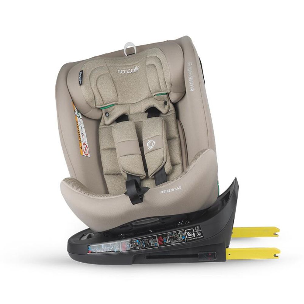 Coccolle® Autosjedalica Nova iSize 360° 40-150cm Isofix, Sand Beige slika 7