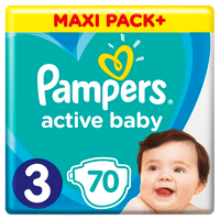 Pampers Active Baby Maxi Pack Plus