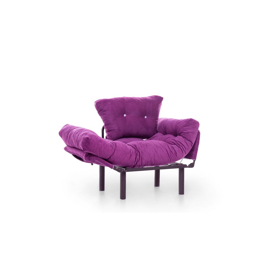 Nitta Single - Ljubičasti Wing Chair slika 7