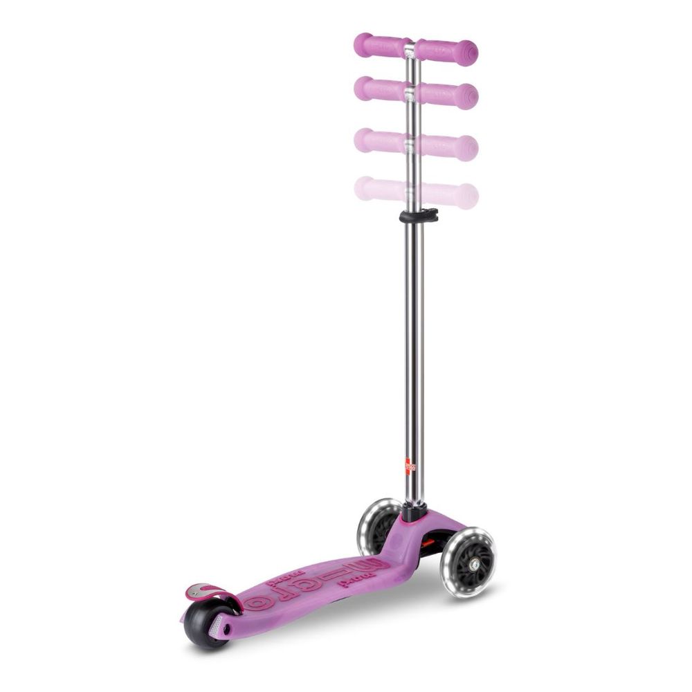 Micro Romobil Maxi Deluxe Glow LED Plus, Luminous Purple slika 3