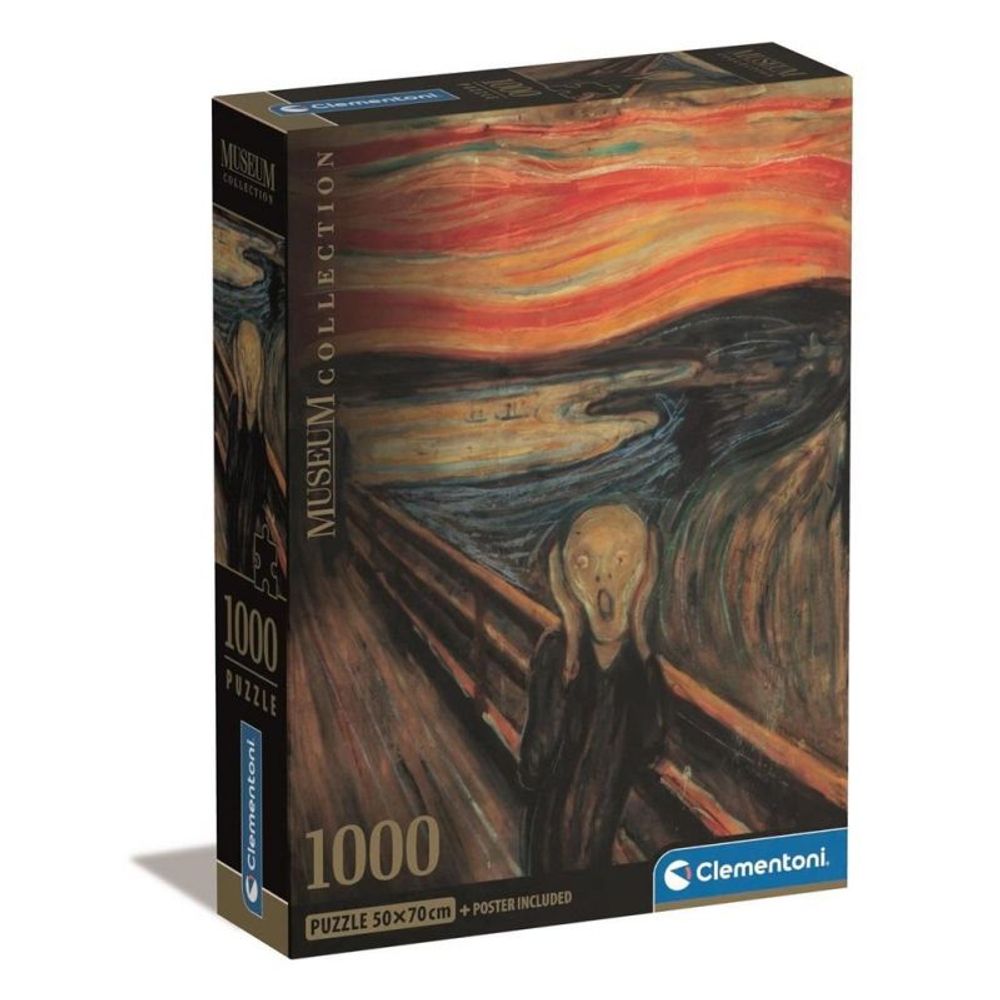 Clementoni Puzzle Museum L'urlo Di Munch 1000kom slika 1
