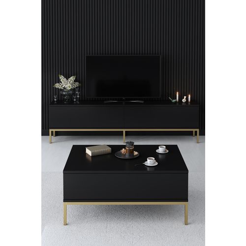 Lord - Black, Gold Black
Gold Living Room Furniture Set slika 5
