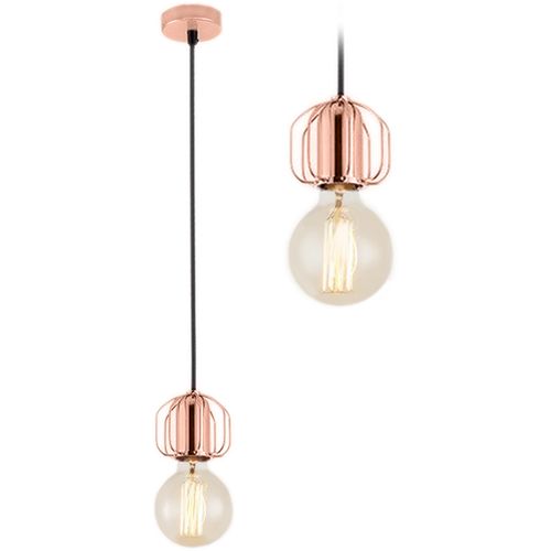 TOOLIGHT Stropna viseća svjetiljka Loft Rose Gold APP593-1CP slika 1