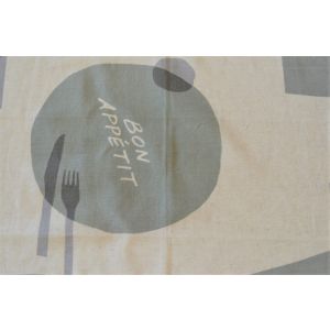 Kuhinjska krpa print Bon apetit 45x70cm 3280