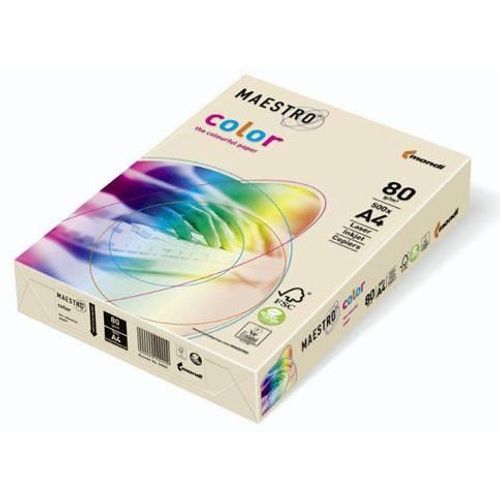 Papir fotokopirni Color Pastel A4 80 g/m2, BE66 slika 2