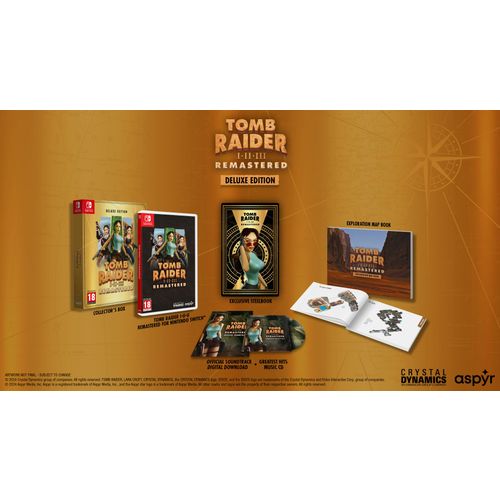 Tomb Raider I-III Remastered Starring Lara Croft - Deluxe Edition (Nintendo Switch) slika 11