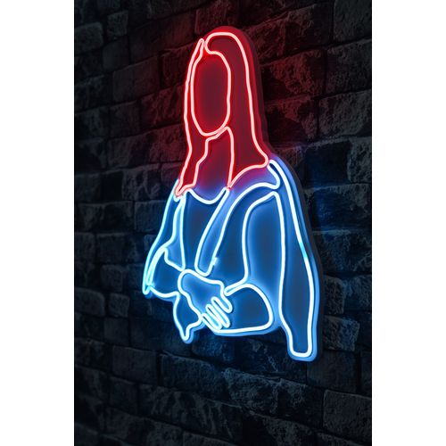Wallity Ukrasna plastična LED rasvjeta, Mona Lisa - Red slika 3