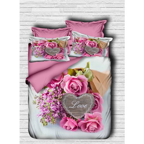 107 Pink
Grey
White Double Quilt Cover Set slika 1