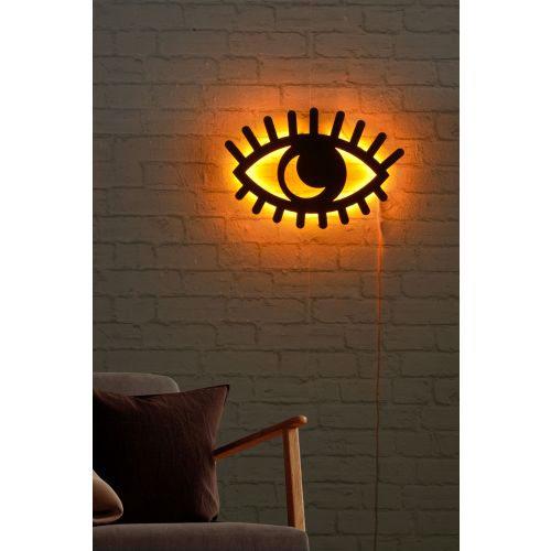 Wallity Ukrasna LED rasvjeta, Evil Eye - Yellow slika 3